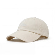 Dad Hat - Laces Cursive Off White